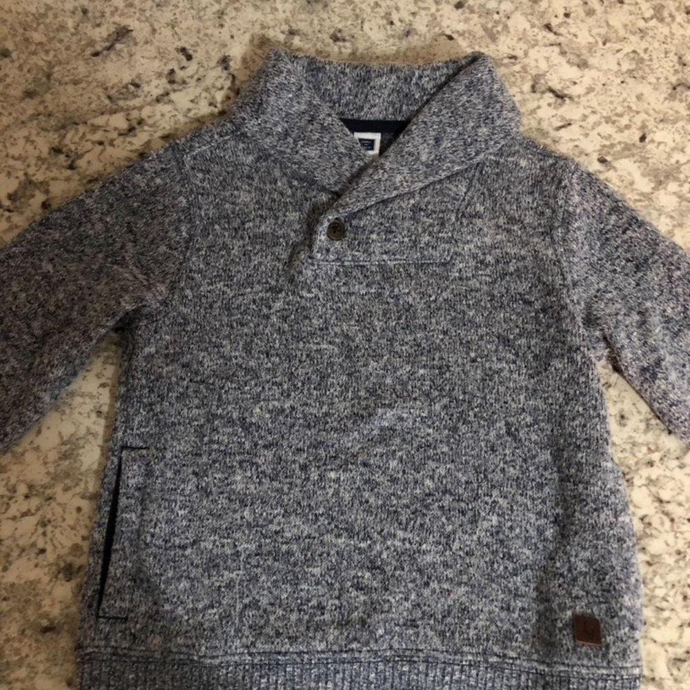 Janie and Jack Boys Shawl Collar Pullover Sweater